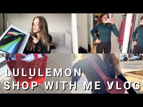 Lululemon Shop With Me Vlog & New Laptop