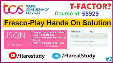 JSON Hands-on Frescoplay complete Solution | All Test Cases Passed | All 3 Handson Completed
