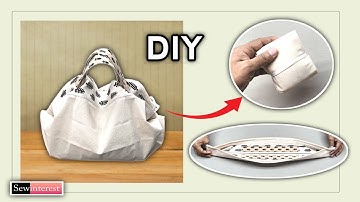 Craft a Compact Folding Bag | Reusable Shopping Bag - Easy DIY Tutorial