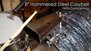 MEINL Percussion - 8" Hammered Steel Cowbell - STB80BHH-S