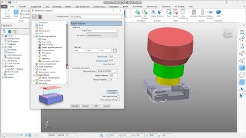 Autodesk Powermill Exercise 2 of 7 - L Bracket Machining (Facemilling)