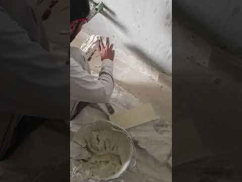 تركيب رخام جدران المغاسل