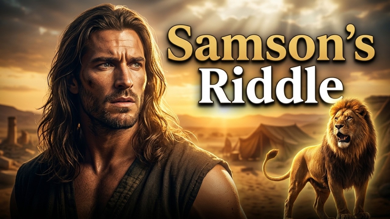 Samson Honey Riddle Samson’s Riddle - Bible Stories For Sleep - YouTube