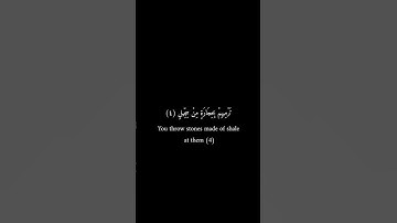 كرومات سوداء _ عمرو علي الترباني _ سورة الفيل #تلاوات #قران_كريم #فيه_شفاء_للناس