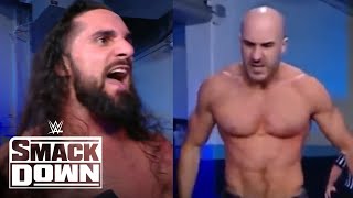 Seth Rollins Gets Surprise Attacked By Cesaro | WWE SmackDown Highlights 3/26/21 | WWE on USA