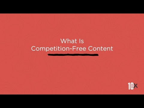 Video: Competition is free: concept, mechanism, pricing