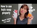 HOW TO  USE KOJIE SAN WHITENING SOAP CORRECTLY TO MAKE IT EFFECTIVE | TIPS