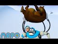 Watch Out for the BEAR! ⛷️ | ARPO The Robot | Funny Kids Cartoons | Kids TV Full Episode Compilation