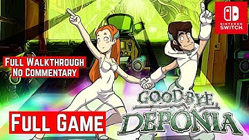 Goodbye Deponia [Switch] [FULL GAME] Gameplay Walkthrough | No Commentary