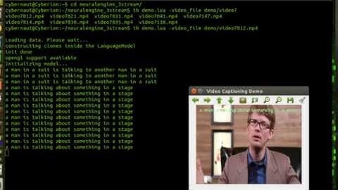 Video captioning demo 7012