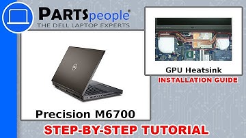 Dell Precision M6700 (P22F001) GPU Heatsink How-To Video Tutorial