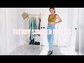 8 TRENDY OUTFITS FOR SUMMER 2020🌞| casual and basic lookbook