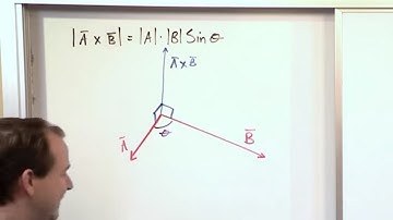 Lesson 8 - Find The Cross Product Of Two Vectors With Determinants (Linear Algebra)