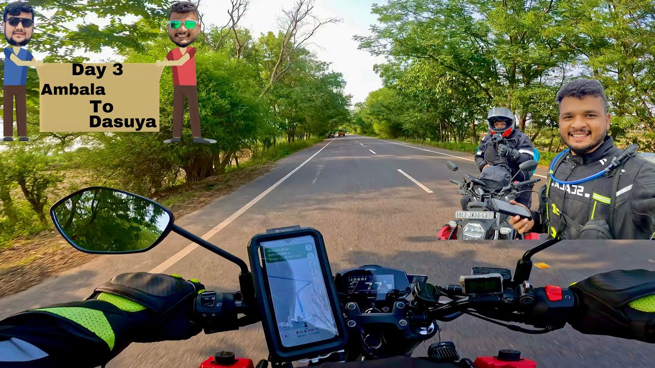 Ambala to Dasuya || Vadodara to Ladakh Day-3|| Took a Local Road, Witnessed Punjab's Cultures&farms