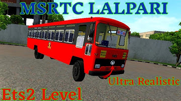 MSRTC Lalpari Tata bus mod Realised in bus simulator Indonesia| #msrtc#bussidmod #lalpari #tata