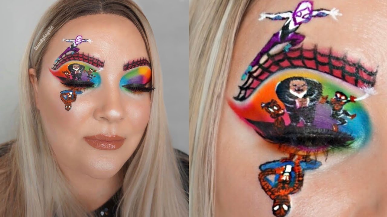 Spiderman Inspired Makeup