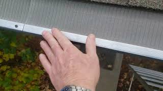 Installing Resized Raptor Gutter Protection