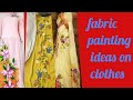 2021 ke Hand Painted Dress Ke Design/ Fabric painted Dress For Women/Hand Painting Design.