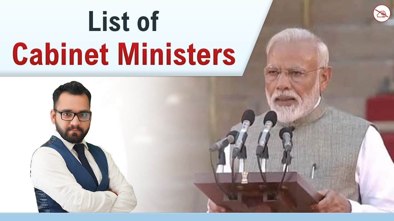 Cabinet Ministers Of India 2019 General Awareness Bank Ssc