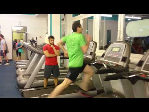 Treadmill Challenge, 1 minute at 25 km/h