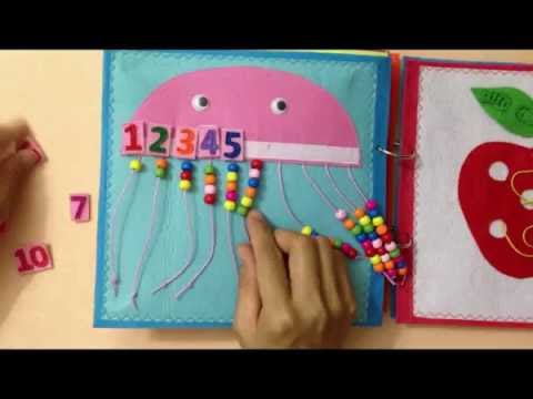 Quiet book - Skill practice book 8/felt book/ busy book