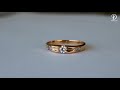 Anillo de compromiso en 14K/ 14k engagement ring