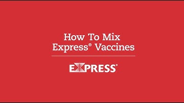 How to Properly Mix Express® Vaccines