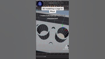 Lego 3D Model in Maya
