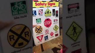 Matching safety signs