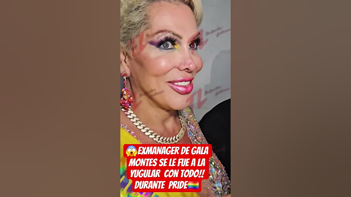 😱EXMANAGER DE GALA MONTES SE LE FUE A LA YUGULAR  con todo!! Durante  pride🏳️‍🌈