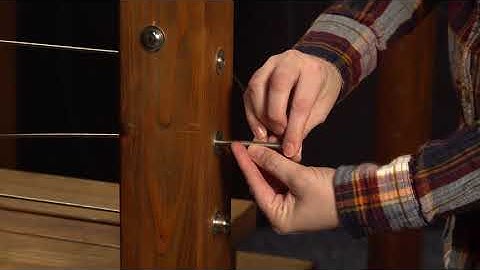 Install a RailFX® Classic (Basic 102) Series Cable Railing Kit On Level Cable Runs -How To