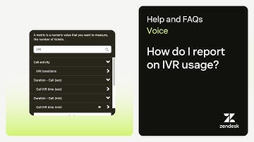 How do I report on IVR usage?