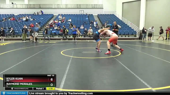 250 Lbs Round 3 - Kyler Kuhn, MO Vs Raymond Morale...
