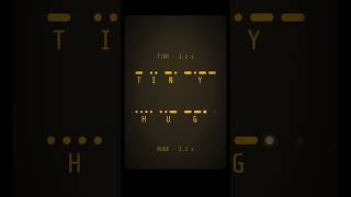 Which is longer in Morse code: TINY or HUGE? #morsecode Which is longer in Morse code: TINY or HUGE? #morsecode