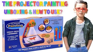 Kids Projector Painting Drawing Activity Kit II Unboxing & Review II Best Gift for Kids screenshot 4
