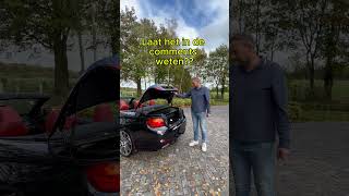 BMW M4 Cabrio onbekend nut van deze optie? #bmw #M4 #F80 #optie #cabrio