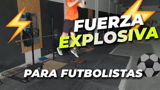 Entrenamiento CUERPO COMPLETO para FUTBOLISTAS! Aumentá tu FUERZA, POTENCIA Y EXPLOSIVIDAD!