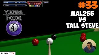 Virtual Pool 4 | #33 Snooker | Best of 5 | Mal255 vs Tall Steve