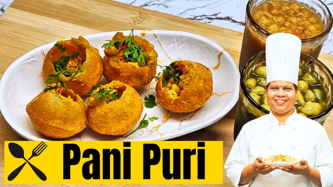 The Ultimate Street Style Pani Puri Recipe! 🤤|#currycastle #panipuri #food #cooking