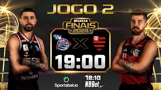 NBBet + Finais NBB CAIXA 2024 | 🏟️Sesi Franca X Flamengo🔴⚫ - Jogo 2 | 06/06/24 | Ao vivo com imagens