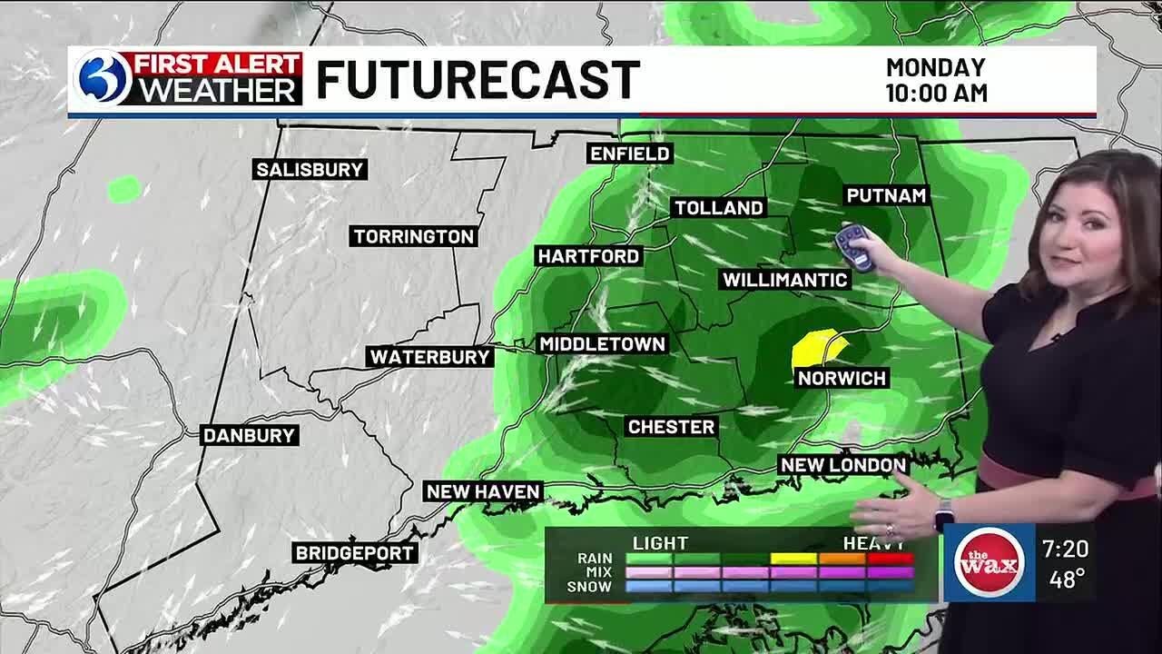 FORECAST: Tracking periods of rain today - YouTube