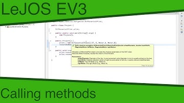 LeJOS EV3 Ep5 - Calling methods