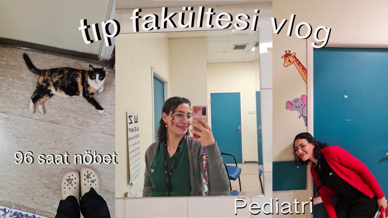 INTERN DOKTORUN 96 SAATLİK NÖBETİ | PEDİATRİ VLOG #tıpfakültesi