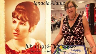 Funeral Service for Ignacia Alaniz