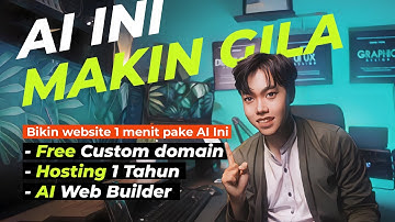 Cara membuat website dengan AI tanpa Coding Hitungan Menit untuk Pemula 2025 Gratis Domain
