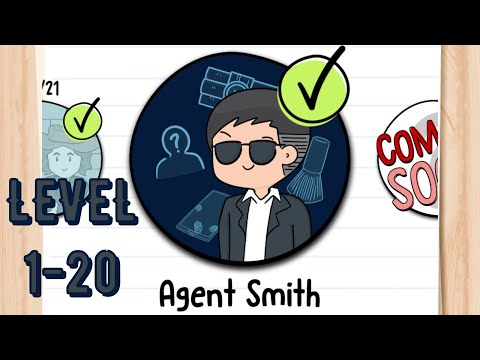 Brain Test 2 Agent Smith Level 1-20 All Levels Android iOS