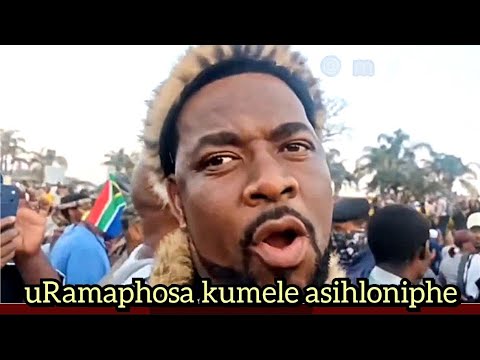uRamaphosa kumele asihloniphe