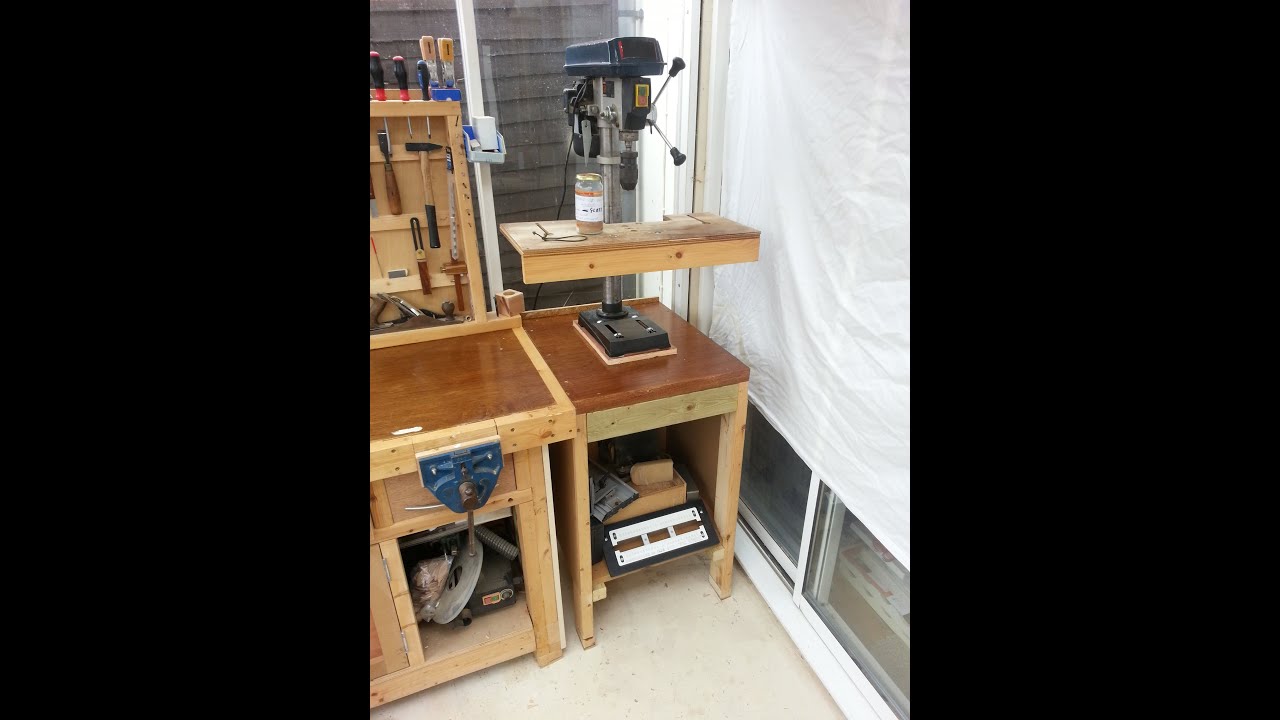 Make a Drill Press or Pillar drill Stand from scrap with 