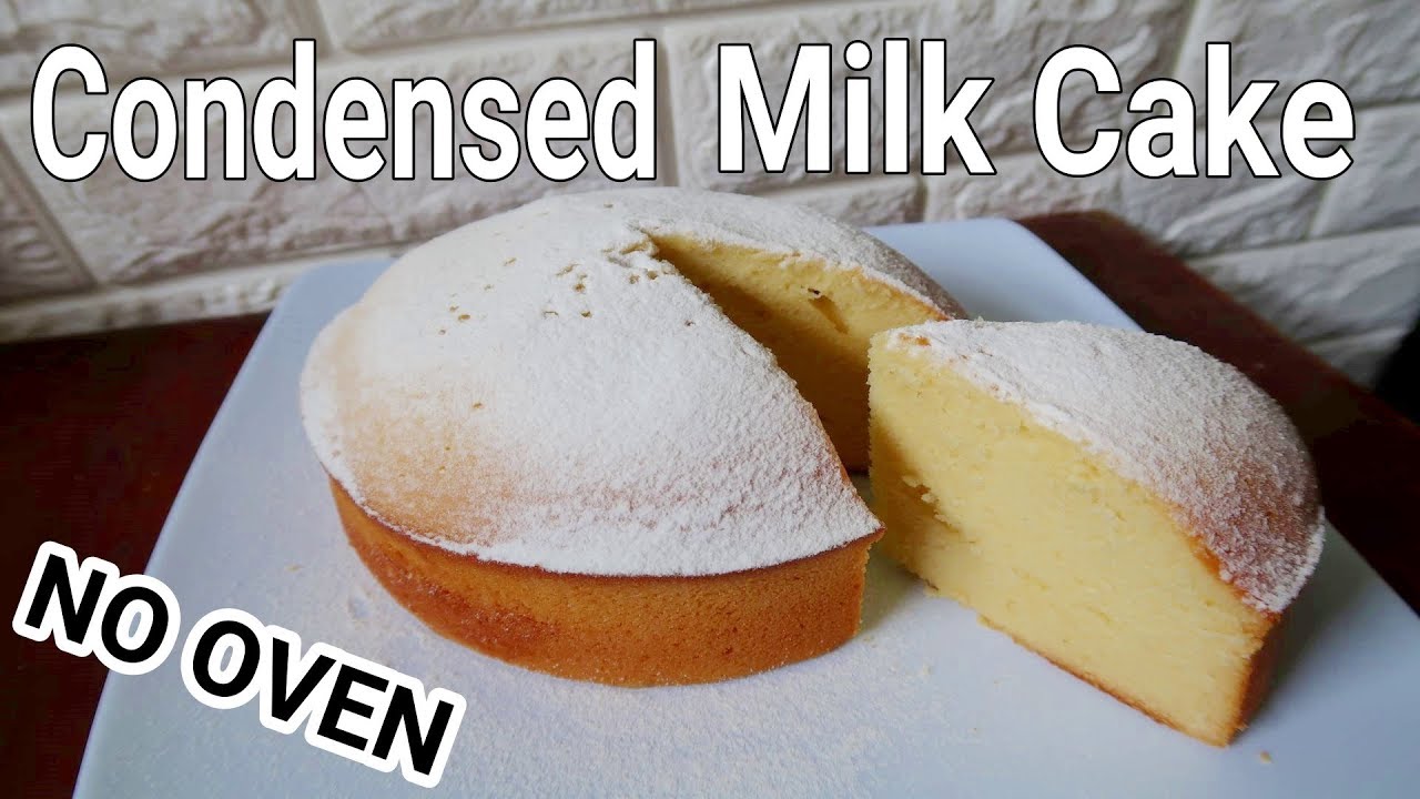 Condensed Milk Cake Recipe Without Oven How To Make Condensed Milk Cake Youtube