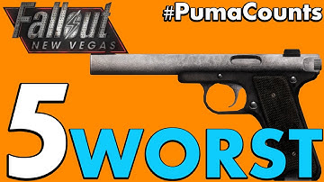 Top 5 Worst Guns and Weapons in Fallout: New Vegas #PumaCounts